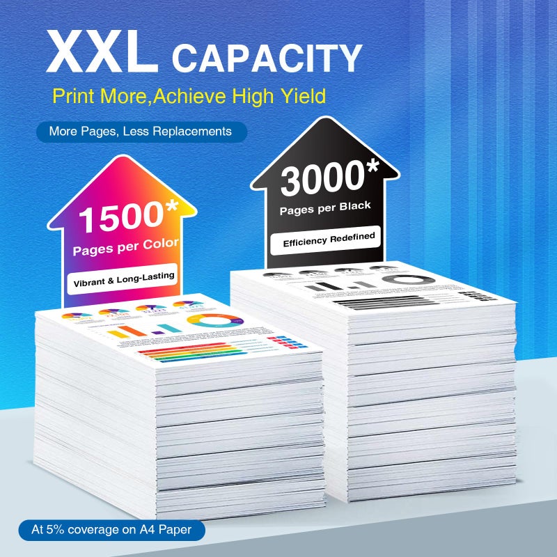 Paeolos LC3019XXL Ink Cartridges Replacement for Brother LC3019 XXL Ink Cartridges for Brother MFC-J5330DW MFC-J6530DW MFC-J6930DW MFC-J6730DW Printers (9-Pack, 3BK/2C/2M/2Y) - Image 3